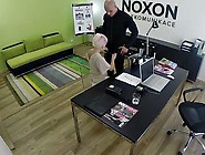 Horny blonde fucking keep your work