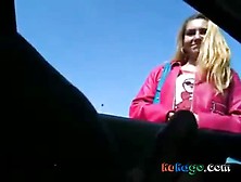 Handjob In Car