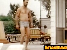 RetroDudes. com - Bearded vintage homo gets blown while stroking his cock