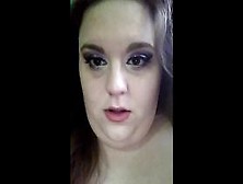 Fat Chick Masturbates With A Dildo