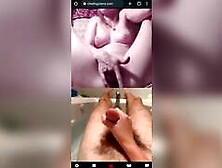 Random teen helps me cum in the bathtub