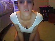 My homemade webcams clip shows me strip my clothes