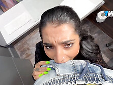 Yasmina Khan Gets Destroyed By Danny D In A Public Bathroom And Ends Up Creampied