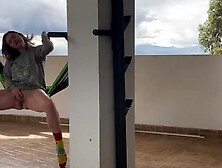 Gringa Orgasmo A Chorro En La Hamaca With Emily Rose