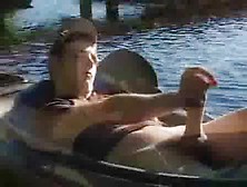 Young Guy Jerking Off Inhis Kayak