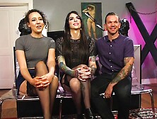 Hot,  Slutty TS Lady Barges into Sex Shop to Fuck and Suck the Staff!