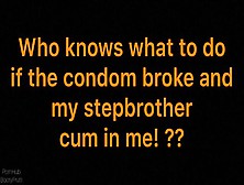 Sex With Step Sister And Torn Condom.  Family Therapy.