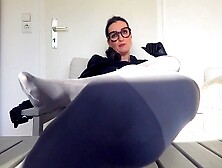 Sniff Your Stepmoms Foot Pussies And Cum Play