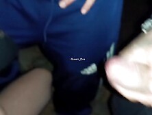 AMATEUR DOGGING ITALY - EXCITED WIFE SUCKS KNOBS ON THE STREET IN FRONT OF HER CUCKOLD SPOUSE