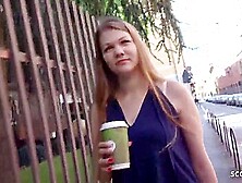 1st Anal For College Teen Amanda At Casting (18+)