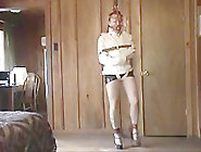 Straitjacketed struggle girl