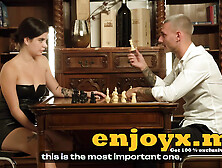 Horny Spanish Adult Film Star Valkiria Lapiedra Gets Her Tight Brown Sphincter Pounded On A Chess Table - Love The