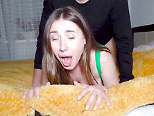 18yo Whore With Large Breasts Enjoys Hard Banging. deutsch porn