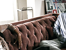 Petite ebony beauty bares big ass for interracial sex with ex BF