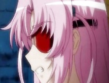 Foxy redhead and cutie with pink hair ravaged in an FFM threesome