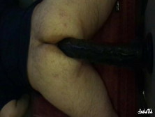 Monster Black Dildo In My Ass