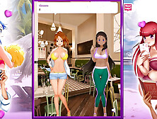 Steamy action in a browser-based video game