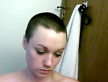 Woman Shaves EVERYTHING (Head, Eyebrows, Armpits, Pussy & Legs)