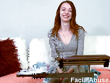 Amateur Interview Unfolds into Steamy POV Brunette Casting Bliss