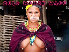 H&auml;rliga Afrikanska Zulu Kvinnors tillvaro.