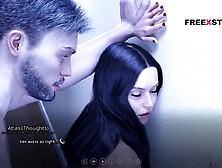 Atlas experiences his first anal threesome with Leyala,  Kali,  and Naya in the seven realms