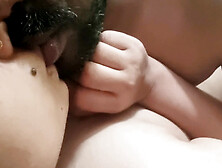 real husband wife sex video. he sucking boobs and cum in pussy