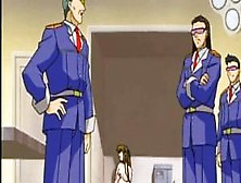 Hentai babe fucked with vibrator in BDSM video