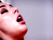 Beautiful secretary fucked in hairy pussy by boss in the office