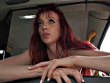 Real Milf In Cab Fucked Outdoors By Taxi Driver