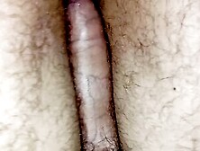 The Dude Plays Again With His Thick Semen And Rubs His Huge Cock With The Hairs On His Legs