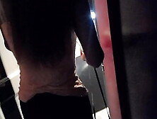 I found a fine lady going up the stairs,  I offered her some money and the whore quickly went to the room and spread her legs fat