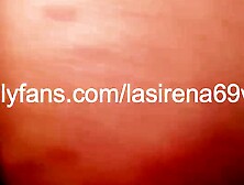 LaSirena69 solo close up sensual masturbation on her bed!