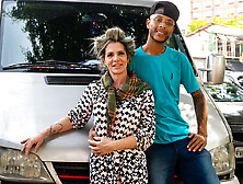 Big Clit Granny Gets Ass Destroyed In My Van