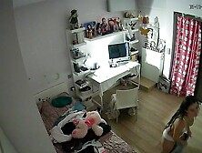 Sexy College Girl Changes