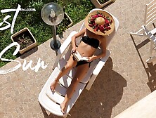 Last Sun - Spying My Wife Masturbating Sunbathing In The Garden