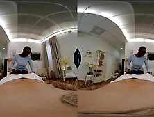 Ebony Black Gal Gives Afro Massage - Lewd Wicked Zaawaadi Cheerful Ending Sex VR 360 Porn