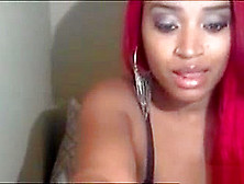 Black Chocolate Babe Has A Pink Pussy And A Webcam Show