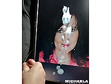 MILF Michaela facial cumshot cumtribute