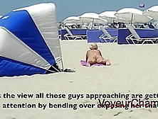 Im An Exhibitionist Wifey At The Nude Beach For All The Voyeurs!!!