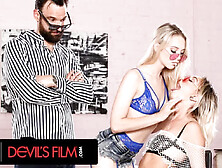 Devils Film - Chloe Temple And Lily Larimar Have Amazing Sweaty Sex And End It All With A Fun Cum Swap