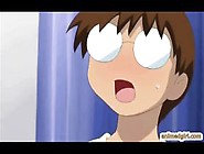 Small anime cutie sucking dick and cumming allbody