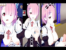 【リゼロラム(爆乳Ver)】コイカツ！プレイエロ動画(アニメ3Dcgエロゲーre:ゼロから始める異世界生活