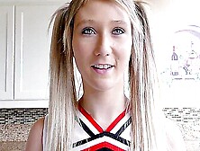 Petite Pigtails Cheerleader Stepdaughter Talk To First Time Fuck After Intense Orgasm By Older Guy 30 Min