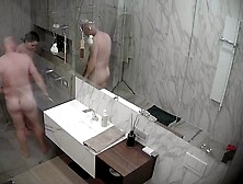 Gold digger has sex in the shower