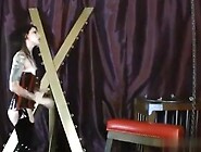 Domme Singletail Whips And Marks Naked male slave