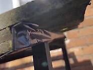 Peeping Tom Gets Caught And Legs It Down The Garden Path