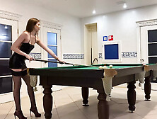 Called a Russian bitch in stockings and a leather dress to the sauna