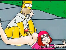 Simpsons and Griffins swingers orgy
