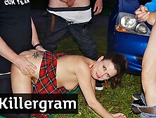 Killergram featuring amateur's multiple cumshots action