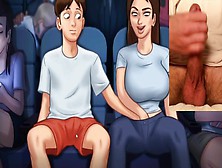 Lady Gets Masturbed In Cinema - Summertime Saga Game Porn